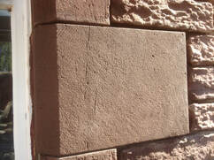 The beautiful tooled finish of a Lithomex stone repair