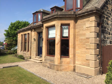 Larbert cottage now brought back to life with many Lithomex repairs