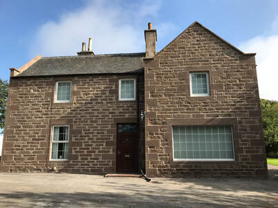 Farmhouse in St. Cyrus, brought back to life with lime pointing